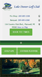 Mobile Screenshot of lakedostergolf.com