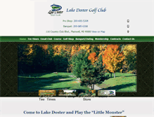 Tablet Screenshot of lakedostergolf.com